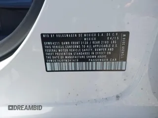 2015 Volkswagen Jetta S с VIN 3VW2K7AJ0FM341419, выставлен на аукционе IAAI как лот 42544580 с пробегом 92 278 миль миль и . История ставок и продаж доступна на DreamBid. Изображение 9.