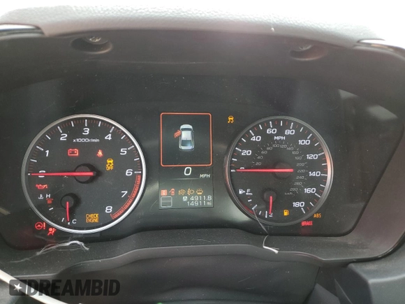 2023 Subaru WRX Premium z VIN JF1VBAF68P9810358, wystawiony jako Copart lot #53036585 z przebiegiem 14 911 mil mil oraz Szkoda całkowita • Salvage title. Historia ofert i sprzedaży dostępna na DreamBid. Obrazek 9.