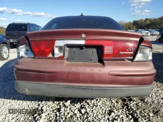 1998 Buick Regal GS with VIN 2G4WF5212W1461804, listed as a Copart auction lot 80843804 with 0 mi miles and Salvage Title. Bid and sale history available at carsss.com. Image 6.