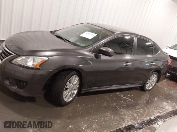 2014 Nissan Sentra SR with VIN 3N1AB7AP3EY308220, listed as a IAAI auction lot 41834263 with 192,118 mi miles and . Bid and sale history available at DreamBid. Image 14.