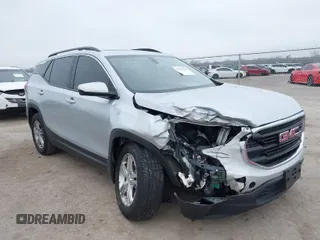 2018 GMC Terrain SLE with VIN 3GKALMEV5JL229676, listed as a IAAI auction lot 41517565 with 110,407 mi miles. Bid and sale history available at carsss.com. Image 1.