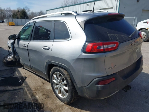 2016 Jeep Cherokee Limited with VIN 1C4PJMDB1GW175184, listed as a IAAI auction lot 41783596 with 171,673 mi miles and . Bid and sale history available at DreamBid. Image 3.