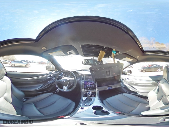 2017 Infiniti Q60 3.0t Premium with VIN JN1EV7EK8HM361560, listed as a Copart auction lot 45396785 with 105,222 mi miles and Salvage Title. Bid and sale history available at carsss.com. Image 13.