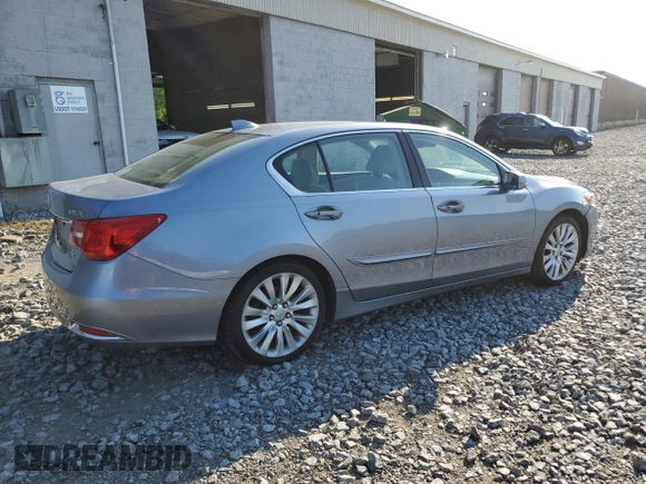 2014 Acura RLX Technology with VIN JH4KC1F58EC001023, listed as a Copart auction lot 62831665 with 226,484 mi miles and Salvage title. Bid and sale history available at DreamBid. Image 3.