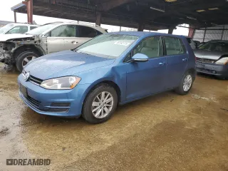 2015 Volkswagen Golf TSI SEL with VIN 3VW217AU4FM099618, listed as a Copart auction lot 86192174 with 42,207 mi miles and Salvage Title. Bid and sale history available at carsss.com. Image 1.