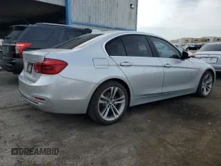 2017 BMW 3 Series 330i with VIN WBA8B9C56HK884452, listed as a Copart auction lot 52417725 with 33,007 mi miles and Salvage Title. Bid and sale history available at carsss.com. Image 3.