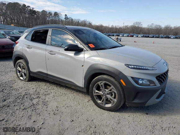 2023 Hyundai Kona SEL with VIN KM8K62AB5PU994355, listed as a Copart auction lot 41990005 with 61,392 mi miles and Salvage Title. Bid and sale history available at carsss.com. Image 4.