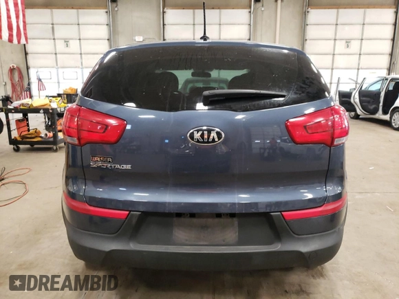 2015 Kia Sportage LX with VIN KNDPBCAC1F7773871, listed as a Copart auction lot 42285355 with 163,646 mi miles and Salvage Title. Bid and sale history available at carsss.com. Image 6.
