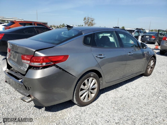 2018 Kia Optima EX with VIN 5XXGU4L32JG218652, listed as a Copart auction lot 46884225 with 129,333 mi miles and Non Repairable. Bid and sale history available at carsss.com. Image 3.