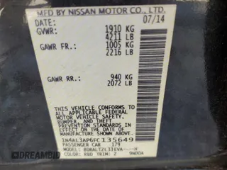 2015 Nissan Altima SL z VIN 1N4AL3AP6FC135649, wystawiony jako Copart lot #56123145 z przebiegiem 297 594 mil mil oraz Szkoda całkowita • Salvage title. Historia ofert i sprzedaży dostępna na DreamBid. Obrazek 12.