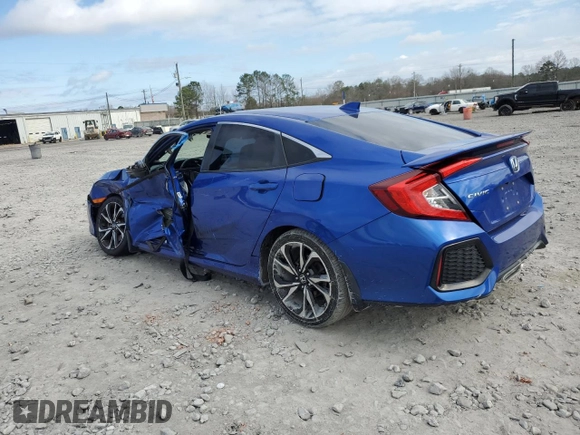 2019 Honda Civic Si with VIN 2HGFC1E50KH707353, listed as a Copart auction lot 44366635 with Not Provided miles and Salvage Title. Bid and sale history available at DreamBid. Image 2.