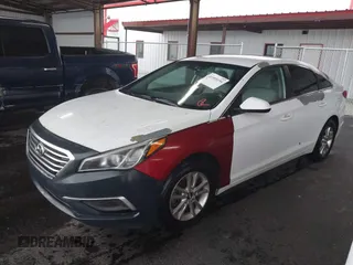 2017 Hyundai Sonata 2.4L with VIN 5NPE24AF5HH502155, listed as a IAAI auction lot 41955194 with 155,400 mi miles and . Bid and sale history available at carsss.com. Image 17.