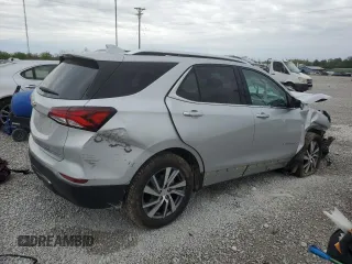 2022 Chevrolet Equinox Premier with VIN 2GNAXXEV2N6126007, listed as a Copart auction lot 53486305 with 70,123 mi miles and Salvage title. Bid and sale history available at DreamBid. Image 3.