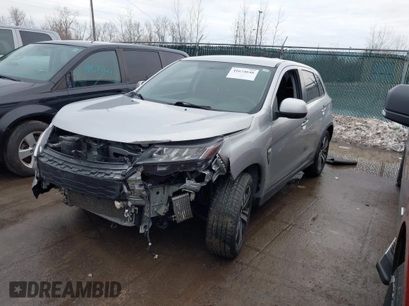 2020 Mitsubishi Outlander Sport ES 2.0 with VIN JA4AP3AU8LU017719, listed as a IAAI auction lot 41674646 with 90,807 mi miles. Bid and sale history available at carsss.com. Image 18.