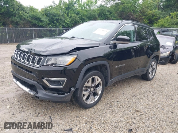 2020 Jeep Compass Limited with VIN 3C4NJDCB1LT233447, listed as a IAAI auction lot 42379745 with 48,314 mi miles and . Bid and sale history available at DreamBid. Image 21.
