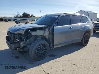 2018 Volkswagen Atlas SE with VIN 1V2CP2CA2JC596042, listed as a Copart auction lot 49864425 with 87,859 mi miles and Salvage title. Bid and sale history available at DreamBid. Image 1.