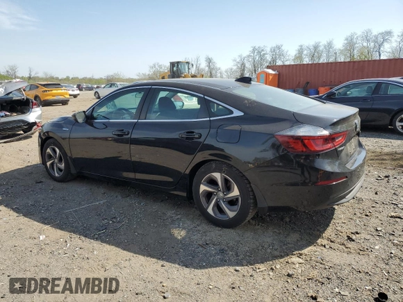 2019 Honda Insight EX with VIN 19XZE4F53KE012804, listed as a Copart auction lot 53758625 with 107,333 mi miles and Salvage Title. Bid and sale history available at carsss.com. Image 2.