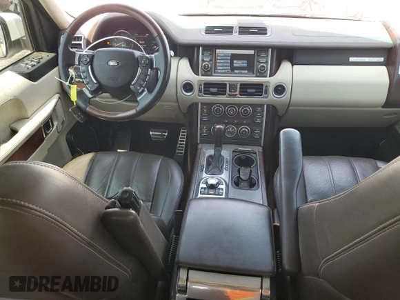 2012 Land Rover Range Rover SC Autobiography with VIN SALMP1E48CA384650, listed as a Copart auction lot 63293455 with 152,666 mi miles and Salvage title. Bid and sale history available at DreamBid. Image 8.