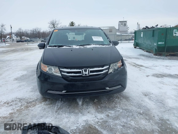 2015 Honda Odyssey EX-L with VIN 5FNRL5H60FB018030, listed as a IAAI auction lot 41608357 with 166,214 mi miles and . Bid and sale history available at carsss.com. Image 12.