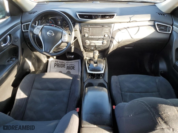 2016 Nissan Rogue S with VIN JN8AT2MV1GW133553, listed as a Copart auction lot 49231645 with 188,530 mi miles and Salvage Title. Bid and sale history available at carsss.com. Image 8.