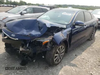 2019 Kia Optima LX with VIN 5XXGT4L31KG319878, listed as a Copart auction lot 52647693 with 48,665 mi miles and Salvage Title. Bid and sale history available at carsss.com. Image 1.