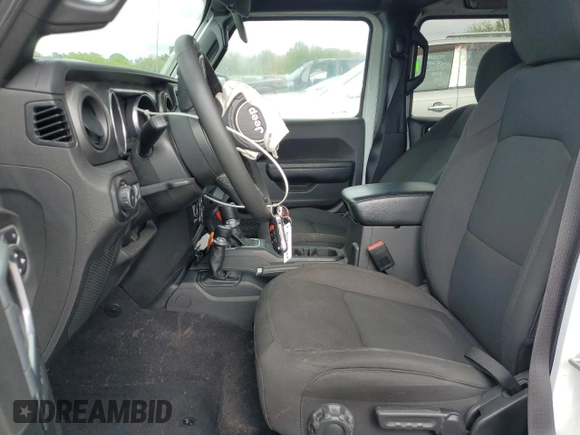2023 Jeep Wrangler Sport S z VIN 1C4HJXDNXPW617637, wystawiony jako Copart lot #58724555 z przebiegiem 15 811 mil mil oraz Szkoda całkowita • Salvage title. Historia ofert i sprzedaży dostępna na DreamBid. Obrazek 7.