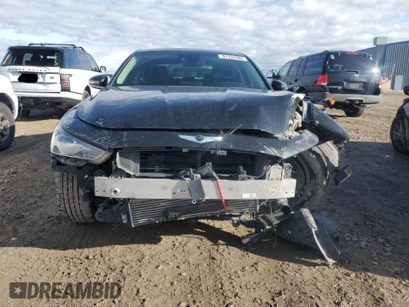2019 Genesis G70 Advanced with VIN KMTG54LE3KU030847, listed as a Copart auction lot 87334384 with 41,831 mi miles and Salvage title. Bid and sale history available at DreamBid. Image 5.