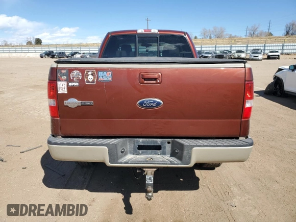 2007 Ford F-150 XLT with VIN 1FTPW14V37KB38557, listed as a Copart auction lot 49243985 with 221,853 mi miles and Salvage Title. Bid and sale history available at carsss.com. Image 6.