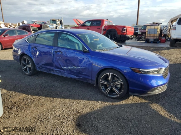 2024 Honda Accord Hybrid Sport with VIN 1HGCY2F56RA000243, listed as a Copart auction lot 84933324 with 0 mi miles and Salvage Title. Bid and sale history available at carsss.com. Image 4.