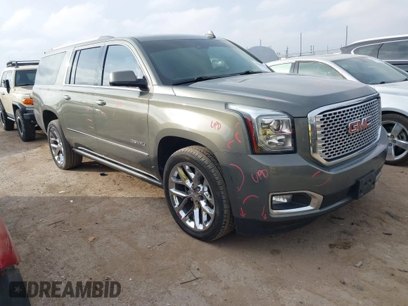 2017 GMC Yukon XL Denali with VIN 1GKS2HKJ9HR197818, listed as a IAAI auction lot 41288059 with 172,565 mi miles. Bid and sale history available at carsss.com. Image 1.