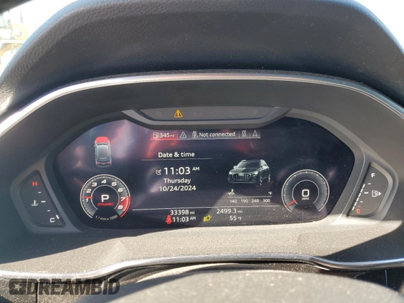 2019 Audi Q3 Premium Plus with VIN WA1BECF37K1082412, listed as a Copart auction lot 77412624 with 33,398 mi miles and Salvage Title. Bid and sale history available at carsss.com. Image 9.