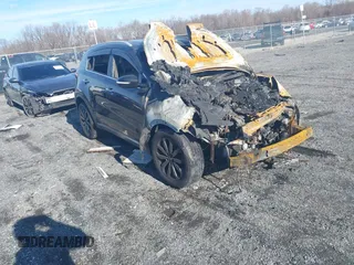 2019 Kia Sportage EX with VIN KNDPNCAC6K7568015, listed as a IAAI auction lot 41230191 with 1 mi miles. Bid and sale history available at carsss.com. Image 1.