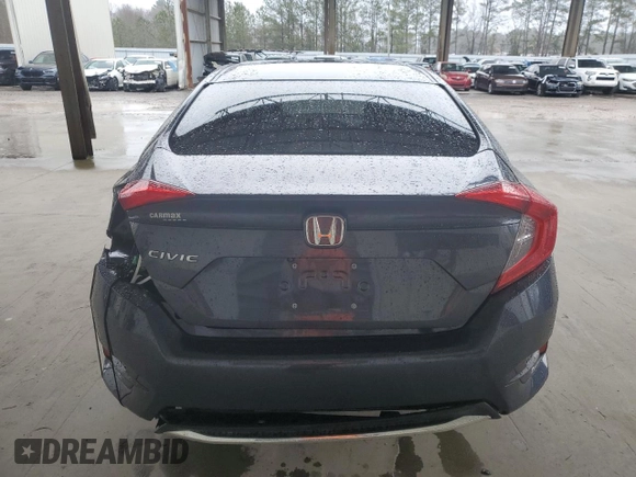 2019 Honda Civic Sedan LX with VIN 2HGFC2F65KH554398, listed as a Copart auction lot 48288965 with 29,180 mi miles and Salvage Title. Bid and sale history available at carsss.com. Image 6.