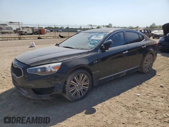 2016 Kia Cadenza Premium with VIN KNALN4D72G5215760, listed as a Copart auction lot 76055694 with 94,433 mi miles and Clean Title. Bid and sale history available at DreamBid. Image 1.