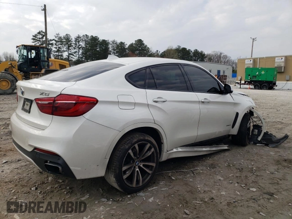 2016 BMW X6 xDrive35i with VIN 5UXKU2C50G0N79368, listed as a Copart auction lot 43058453 with 0 mi miles. Bid and sale history available at carsss.com. Image 3.