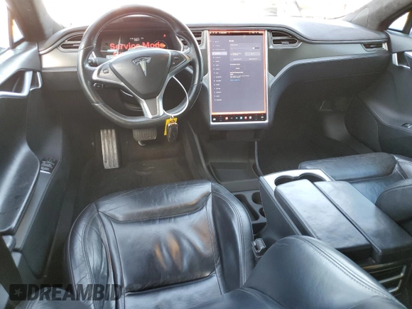 2015 Tesla Model S 85D with VIN 5YJSA1S29FF084680, listed as a Copart auction lot 51488045 with 116,690 mi miles and Salvage Title. Bid and sale history available at carsss.com. Image 8.