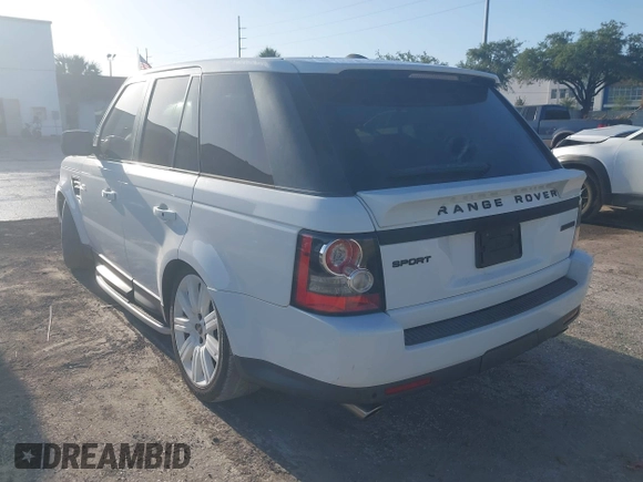 2012 Land Rover Range Rover Sport SC with VIN SALSH2E48CA711333, listed as a IAAI auction lot 42113410 with 116,250 mi miles. Bid and sale history available at carsss.com. Image 3.