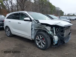 2018 Kia Sorento SX with VIN 5XYPKDA51JG405998, listed as a IAAI auction lot 41837641 with 138,909 mi miles and . Bid and sale history available at carsss.com. Image 6.
