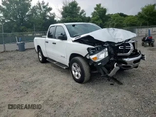 2023 Ram 1500 Big Horn with VIN 1C6SRFBT2PN549406, listed as a Copart auction lot 68813724 with 19,058 mi miles and Salvage Title. Bid and sale history available at carsss.com. Image 10.