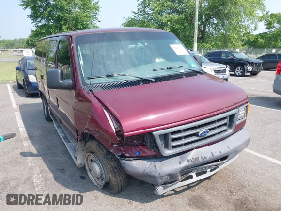 2006 Ford Econoline Passenger XL with VIN 1FMRE11W86DA26988, listed as a IAAI auction lot 42447988 with 128,093 mi miles and . Bid and sale history available at DreamBid. Image 1.