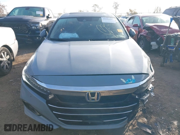 2021 Honda Accord Touring with VIN 1HGCV3F91MA002413, listed as a IAAI auction lot 40682887 with 101,653 mi miles and . Bid and sale history available at DreamBid. Image 12.