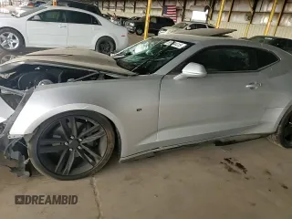 2017 Chevrolet Camaro 2SS with VIN 1G1FH1R74H0161707, listed as a Copart auction lot 55704415 with 56,397 mi miles and Salvage title. Bid and sale history available at DreamBid. Image 14.