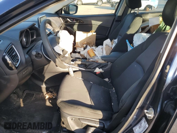 2015 Mazda 3 i Sport with VIN 3MZBM1U72FM204196, listed as a Copart auction lot 51032275 with 37,804 mi miles and Non Repairable. Bid and sale history available at carsss.com. Image 7.