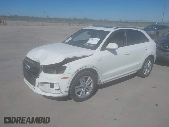2018 Audi Q3 Premium with VIN WA1ECCFS7JR026917, listed as a IAAI auction lot 41823995 with 76,313 mi miles and . Bid and sale history available at DreamBid. Image 2.