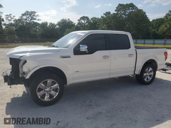 2015 Ford F-150 XL with VIN 1FTEW1CG5FFC86646, listed as a Copart auction lot 56131615 with 135,243 mi miles and Salvage title. Bid and sale history available at DreamBid. Image 1.