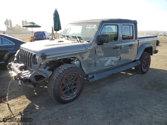 2021 Jeep Gladiator High Altitude with VIN 1C6JJTFMXML545826, listed as a Copart auction lot 80416843 with 36,034 mi miles. Bid and sale history available at carsss.com. Image 1.