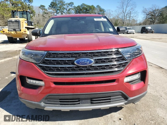 2020 Ford Explorer XLT with VIN 1FMSK7DH7LGA43348, listed as a Copart auction lot 46644985 with 102,969 mi miles and Salvage Title. Bid and sale history available at carsss.com. Image 5.
