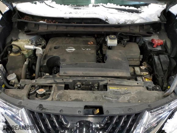 2018 Nissan Murano Platinum with VIN 5N1AZ2MH8JN121574, listed as a Copart auction lot 89212125 with 0 mi miles and Salvage Title. Bid and sale history available at carsss.com. Image 12.