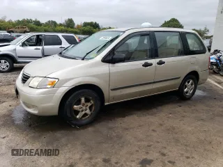 2000 Mazda MPV DX with VIN JM3LW28G5Y0142081, listed as a Copart auction lot 72956824 with 96,461 mi miles and Salvage Title. Bid and sale history available at carsss.com. Image 1.