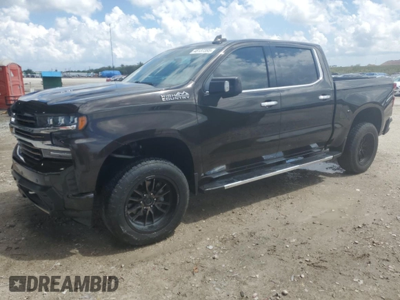 2019 Chevrolet Silverado 1500 High Country with VIN 1GCUYHEL6KZ209897, listed as a Copart auction lot 48137395 with 88,880 mi miles and Clean Title. Bid and sale history available at carsss.com. Image 1.